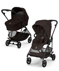 Cybex Melio Carbon kolica 2 u 1 sa nosiljkom - Chocolate Brown