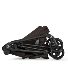 Cybex Melio Carbon kolica 3 u 1 sa Cloud G3 auto sedištem i G3 isofix bazom - Chocolate Brown&Moon Black