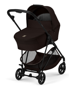 Cybex Melio Carbon kolica 4 u 1 sa Cloud G3 auto sedištem, nosiljkom i G3 i-Size bazom - Chocolate Brown&Moon Black
