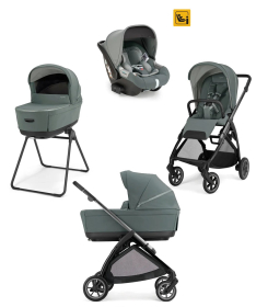 Inglesina Electa 3 u 1 kolica za bebe sa Darwin Infant auto sedištem Studio Grey