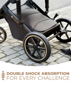 Kinderkraft Prime 2 Mink Pro kolica za bebe 3 u 1 Shadow Grey