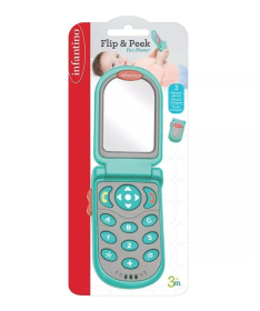 Infantino telefon za bebe Flip&Peek Phone Teal 115242