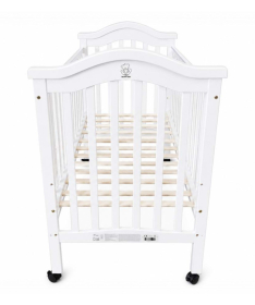 BBO Classic drveni krevetac za bebe White