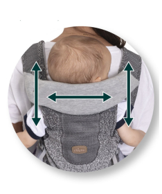 Chicco Airy Hip Fit kengur nosiljka za bebe Grey