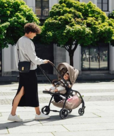 Britax Romer RIO kolica za bebe 3 u 1 do 22 kg - Carbon Black