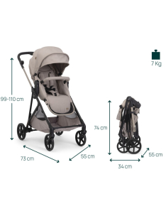 Chicco Seety 2 kolica za bebe do 22kg Sandshell