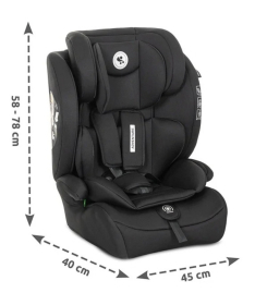 Lorelli Adventure i-Size auto sedište za decu 76-150cm Black Jasper