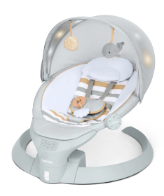 Kids II Ingenuity Inlighten Bounce&Sway Swing ljuljaška za bebe 3 u 1 Pebble Shore do 9kg SKU16851
