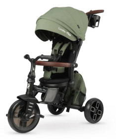 QPlay Combo Max tricikl za decu do 25 kg Olive Green
