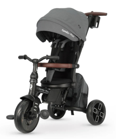 QPlay Combo Max tricikl za decu do 25 kg Grey
