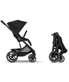 Cybex Balios S Lux kolica 2 u 1 sa sklopivom nosiljkom Moon Black