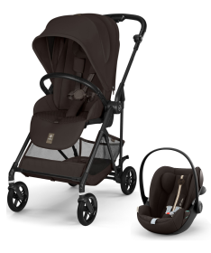 Cybex Melio Carbon kolica 2 u 1 sa auto sedištem Cloud G3 I-size - Chocolate Brown
