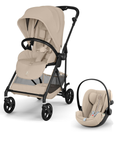Cybex Melio Carbon kolica 2 u 1 sa auto sedištem Cloud G3 I-size - Almond Beige