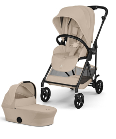 Cybex Melio Carbon kolica 2 u 1 sa nosiljkom - Almond Beige
