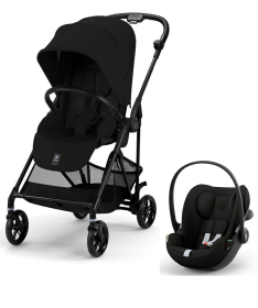 Cybex Melio Carbon kolica 2 u 1 sa auto sedištem Cloud G3 I-size - Magic Black