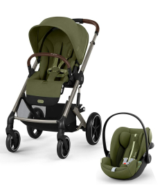 Cybex Balios S Lux kolica 2 u 1 sa auto sedištem Cloud G3 I-size plus - Moss Green