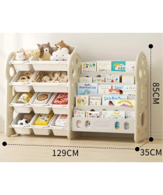Feelkids sistem za odlaganje igračaka Optima Kombo-XXL 129x35x85cm Bež