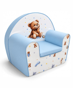 Tri Drugara foteljica za bebe Meda Plava