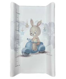 Deksi meka podloga za presvlačenje bebe Zeka na motoru 78x50 cm Plava