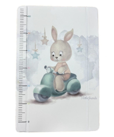 Deksi meka podloga za presvlačenje bebe Zeka na motoru 70x33cm Mint