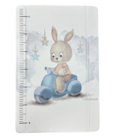 Deksi meka podloga za presvlačenje bebe Zeka na motoru 70x33cm Plava