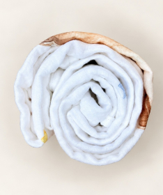 Deksi muslin prekrivač za bebe četvoroslojni Meda plavi 120x120cm