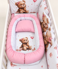 Deksi gnezdo za bebe Meda Roze