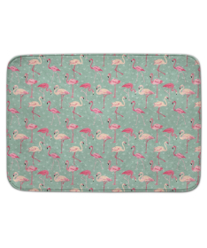 ACHOKA ultra soft 3D prostirka-tepih Flamingosi 130×180 cm