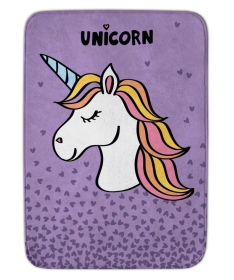 ACHOKA ultra soft 3D prostirka-tepih Jednorog 130×180 cm