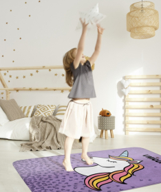 ACHOKA ultra soft 3D prostirka-tepih Jednorog 130×180 cm