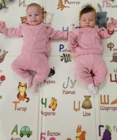 IQ sklopiva podloga za bebe lica Kontrasti i Azbuka 150x180x1 cm