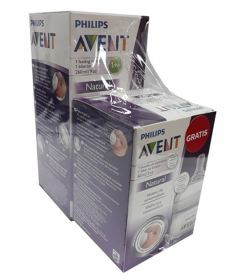 Avent flašica natural 260 ml Deco Elephant + GRATIS flašica natural 60 ml SCF628/699