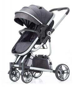 BBO Tiffani kolica za bebe 3 u 1 - Grey