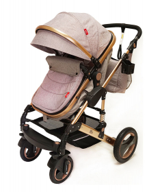 BBO Matrix kolica za bebe sa auto sedištem 0-13 kg bež