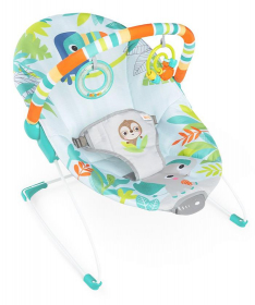 Bright Starts Ležaljka za bebe sa vibracijom Rain Forest Vibes SKU12227