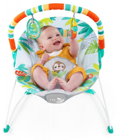Bright Starts Ležaljka za bebe sa vibracijom Rain Forest Vibes SKU12227