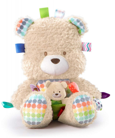 Bright Starts Plišana igračka Meda Snuggle & Play Bear SKU11075