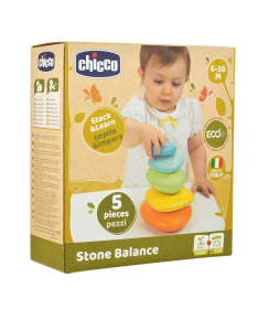 Chicco Eco igračka za bebe slagajuće kamenje