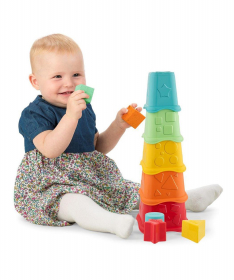 Chicco Eco igračka za bebe slagajuće šolje