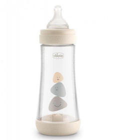Chicco Perfect 5 plastična flašica za bebe 240ml - Bež