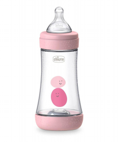 Chicco Perfect 5 plastična flašica za bebe 240ml - Roza
