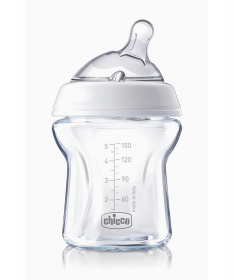 Chicco Staklena NaturalFeeling flašica za bebe 150ml 0m +