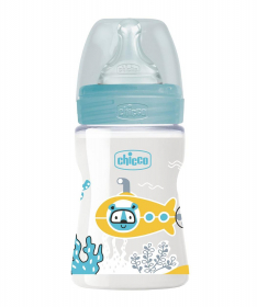 Chicco WB Plastična flašica za bebe 150ml - Plava