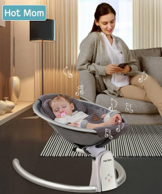 Hot Mom Ljuljaška za bebe sa adapterom za struju BB200 - Beige