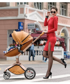 Hot Mom kolica za bebe 2 u 1 Brown