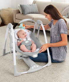 Ingenuity ljuljaška za bebe Convertme Swing 2-Seat Portable Swing Wimberly Sku12322_4