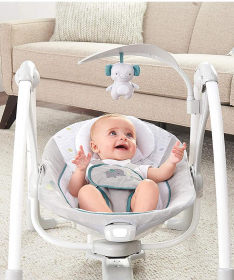 Ingenuity ljuljaška za bebe Convertme Swing 2-Seat Nash Sku12055