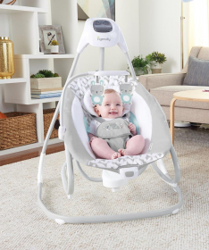 Ingenuity ljuljaška za bebe SimpleComfort Cradling Swing&Rocker Raylan Sku11791