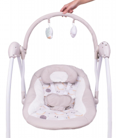 Jungle Ljuljaška za bebe Baby Swing LR50 Bež Puž - 10504
