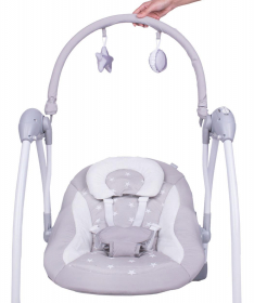 Jungle Ljuljaška za bebe Baby Swing LR50 Grey Stars - 10508